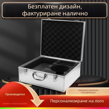 Jinfuda кутия за инструменти от алуминиева сплав – MDF плоча, алуминиева рамка, преносим шкаф за съхранение, мултифункционална кутия за инструменти