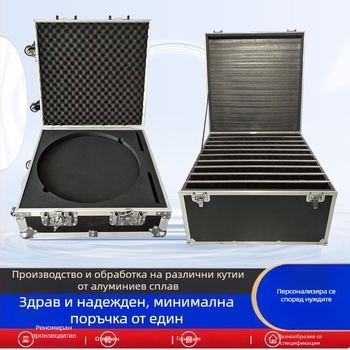 Алуминиев кейс за инструменти и оборудване с огнеупорна плоча и EVA облицовка, алуминиева рама, по поръчка
