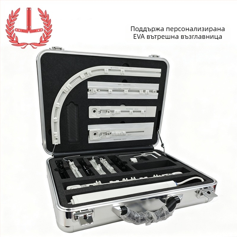 Еднокорпусна алуминиева кутия за инструменти, преносим еднослоен корпус за многофункционално съхранение