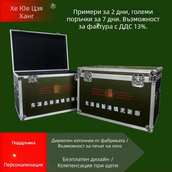 Алуминиев кейс за инструменти и оборудване, удароустойчив и водоустойчив флайт кейс, подходящ за дронове и медицински прибори