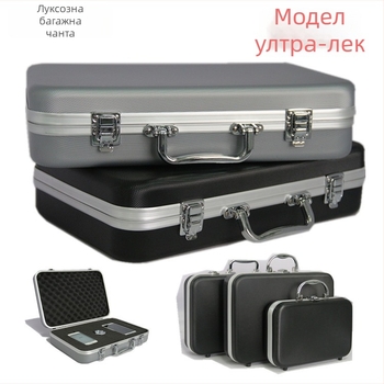 Ръчна преносима кутия за инструменти с алуминиева рамка, ABS корпус и EVA вътрешна облицовка, модел ABS-6