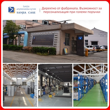 Алуминиева кутия за инструменти Sanjia, серия инструментални кутии, товароносимост по поръчка, рамка от алуминиева тръба с кръгло сечение