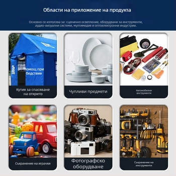 Портативна кутия за съхранение от алуминиева сплав, квадратна, за външна употреба, персонализирана