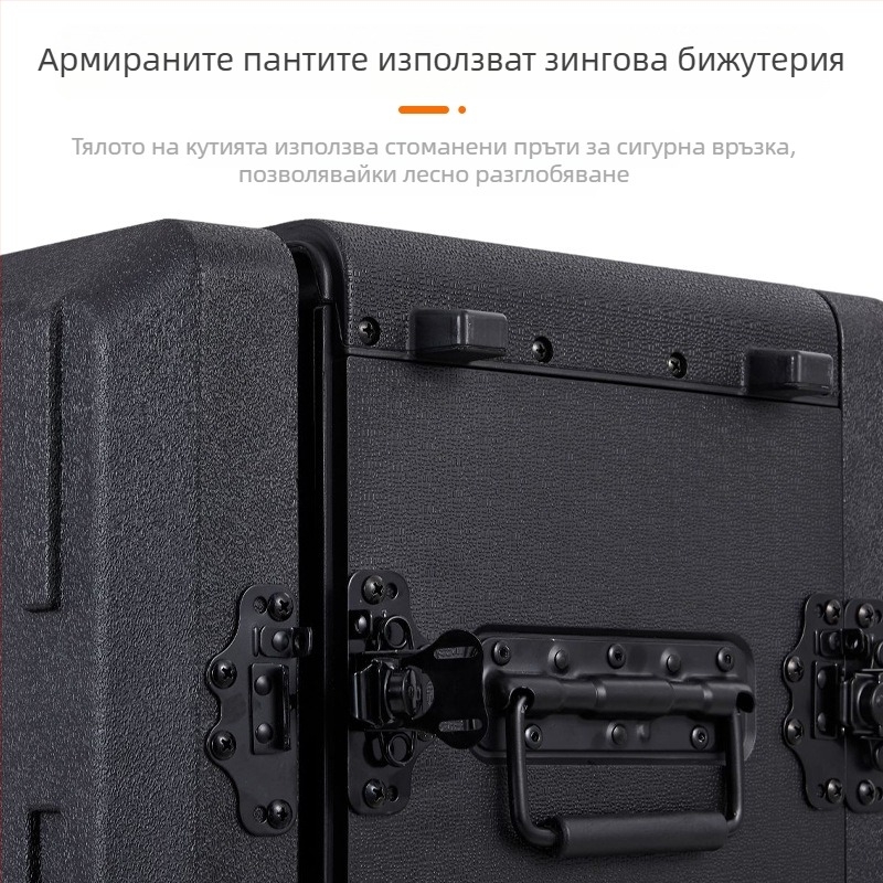 Пластмасова кутия за инструменти Eight Fire (Марка: Eight Fire; Тип: Пластмасова кутия за инструменти; Основно използване: кутия за инструменти, съхранение на инструменти, инструментална кутия; Стил: Укрепена пластмасова кутия за инструменти; Лицензирана ч