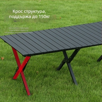 Xiaoyue Сгъваема маса за къмпинг от въглеродна стомана, Yongkang произход