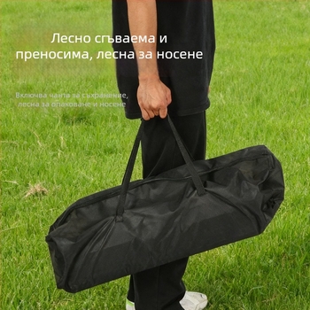 Xiaoyue Сгъваема маса за къмпинг от въглеродна стомана, Yongkang произход