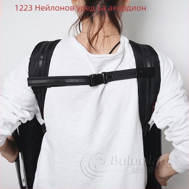 Ремък за акордеон 120-басов, модел 1223, BULUOLANG, оксфордова лента