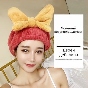Kuang cheng шапка за сушене на коса, Coral fleece, 150D, Plain weave, 50–79 g