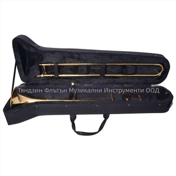 Тромбон алтов B♭, лаково покритие, със специална чанта за пренасяне