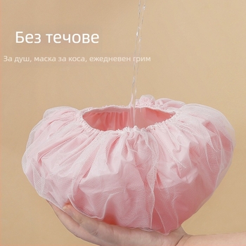 Шапка за душ | Водоустойчива, Устойчива на масло и дим, Повторно използваема | PE материал, За възрастни