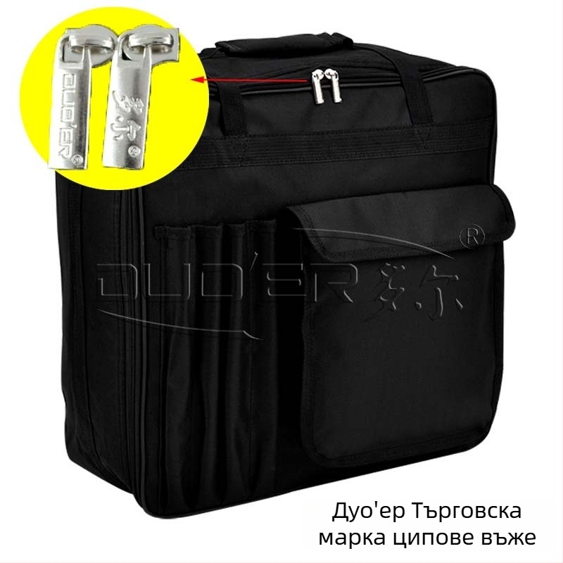 Чанта за snare барабан, Oxford плат, модел G5, дебели презрамки и памучна дръжка, възможност за печат на лого