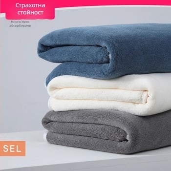 Shujies шапка за сушене на коса, корал флийс, жакардова тъкан, тегло над 200 г