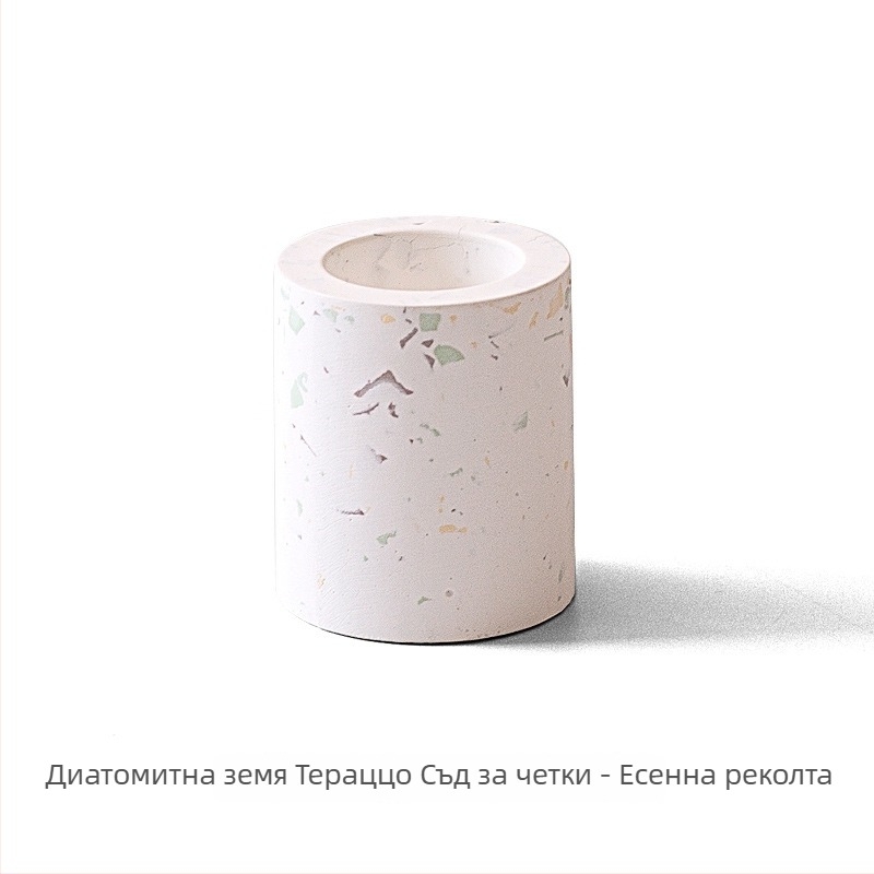 Държач за четки за зъби от диатомит, функция за съхранение, алтернативни начини на окачване, печат на лого, възможност за персонализация