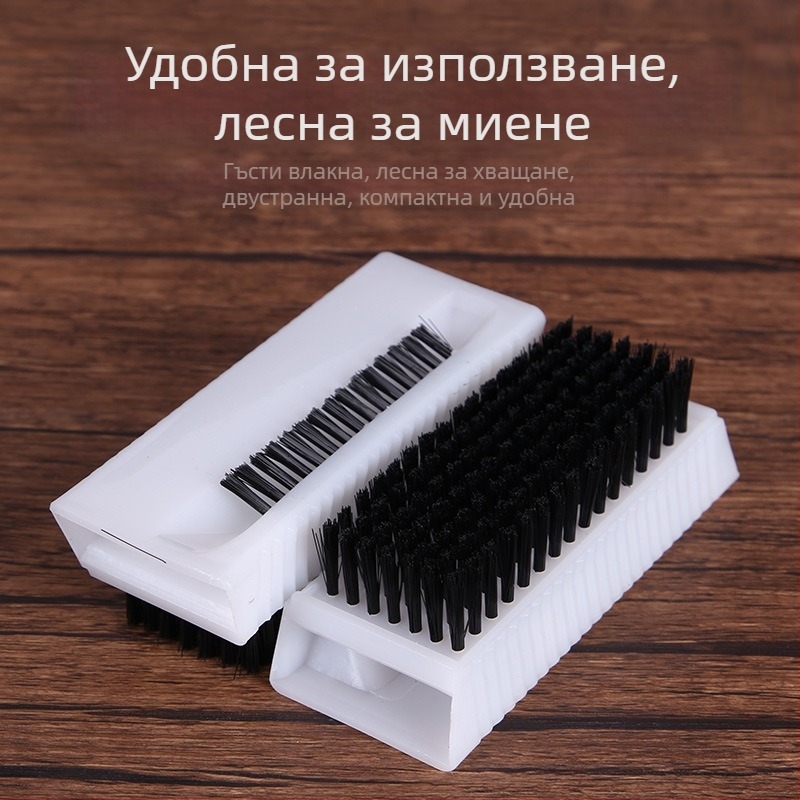 Медицинска ръчна четка за измиване на ръце, с двустранна мека четина за почистване на пролуките между ноктите, нехлъзгаща се, устойчива на високи температури, дезинфекция, за операционна зала