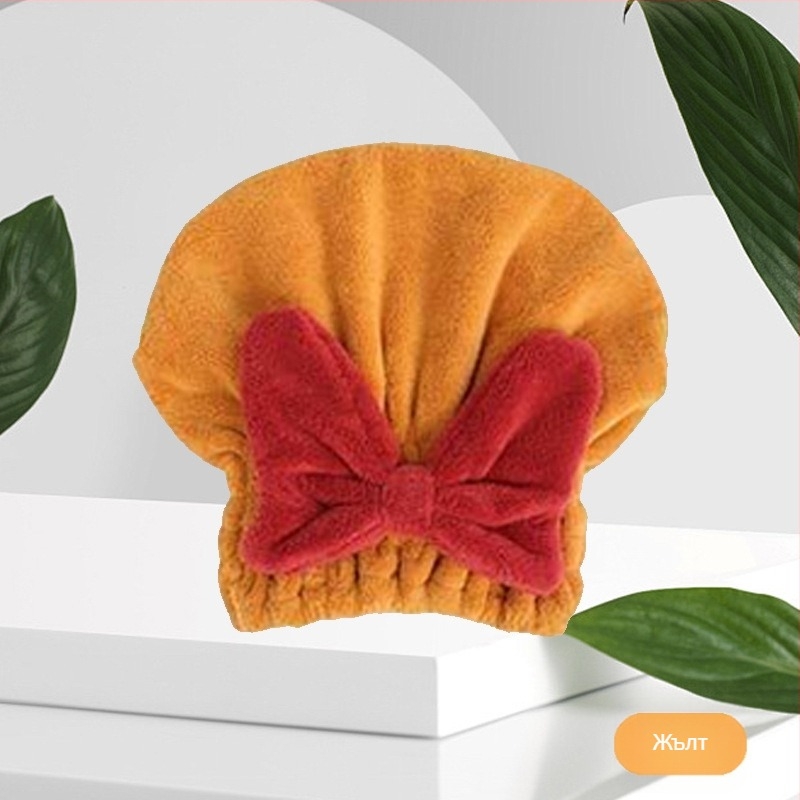 Капачка за сушене на коса Taotao Cotton (корал флис, прежда 120D, 50–79 г)