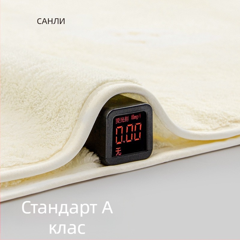 Кърпа за коса Sanli - корална кадифе, 150D, печат, модел h141
