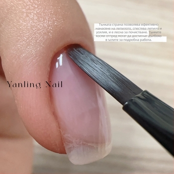 Yan Ling Pen Brush за начинаещи – кръгъл връх, плосък връх
