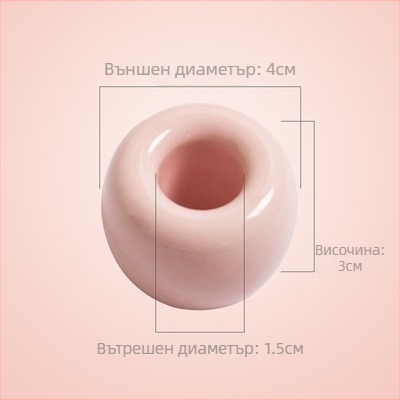Керамична поставка за четки за зъби Chengmei Ceramics, монтаж без пробиване, керамична конструкция, възможност за печат на лого