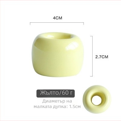 Керамична поставка за четки за зъби Chengmei Ceramics, монтаж без пробиване, керамична конструкция, възможност за печат на лого