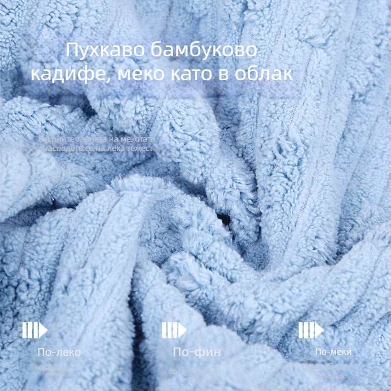 Шапка за сушене на коса, полиестерно влакно + полиестерно аминово влакно, 150D, 80–99 г, бродерия и обшивка
