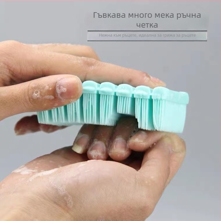 AISEN Гъвкава Мека Gap Brush за почистване на фуги около ноктите – PP/Nylon, 160 бр., Индивидуално опакована