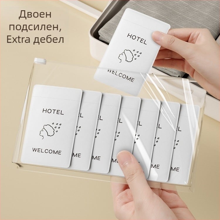 Шапка за душ, еднократна употреба, водоустойчива, удебелена, за жени и деца