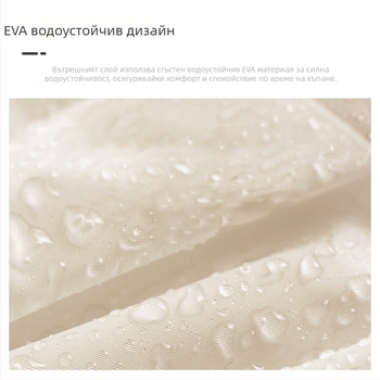 ЕВА шапка за душ, триизмерна влагоустойчива, устойчива на масло и дим, удебелен двоен слой