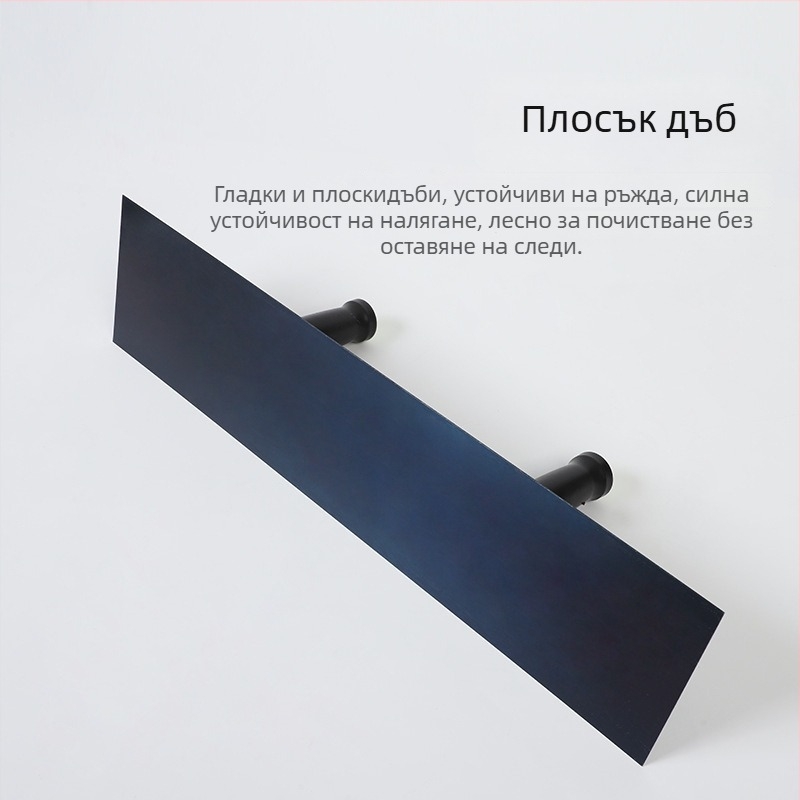 Двойно ръкохватна шпатула за мазилка, плосък тип, стомана, марка Shengbangwei, строителство