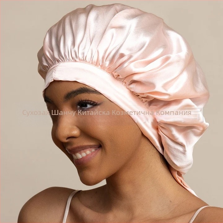 Копринена шапка за сън и душ от мулберийска коприна, 30-49 g, грижа за косата