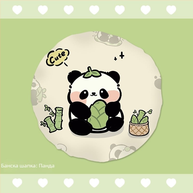 Детска мультяшна шапка за душ – двойно уплътнена, водоустойчива, против влажност, за домашна употреба