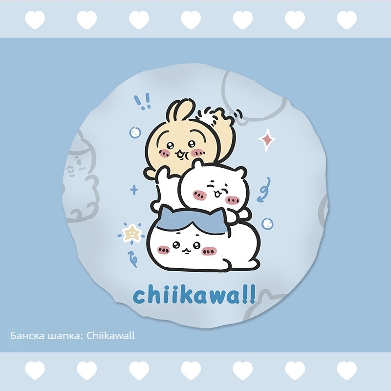 Детска мультяшна шапка за душ – двойно уплътнена, водоустойчива, против влажност, за домашна употреба