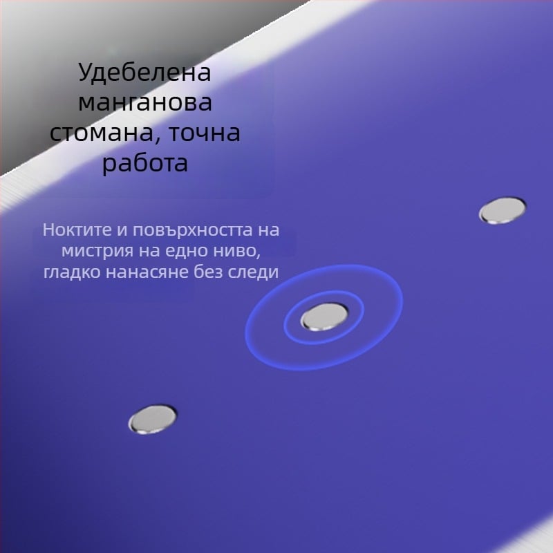 Lu Feng Шпакловачна мистрия от неръждаема стомана с дървена дръжка – шлайфане, за домашни ремонти и строителство