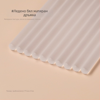 Перо за маникюр и четка със акрилна дръжка, 1 комплект, произход Zhejiang