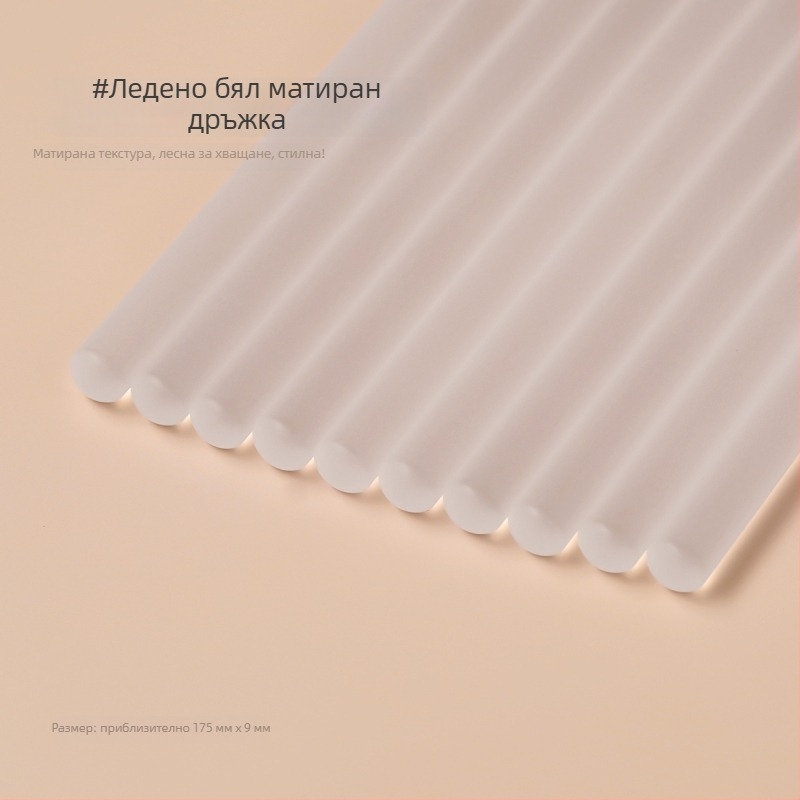 Перо за маникюр и четка със акрилна дръжка, 1 комплект, произход Zhejiang