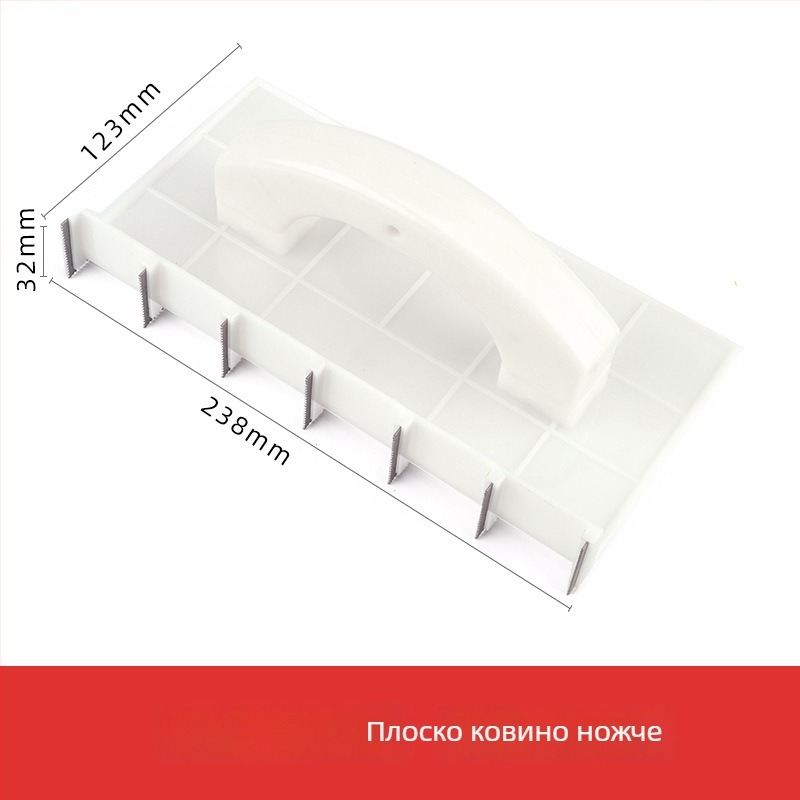 Jiuling пластмасова прозрачна шпатула за диатомитова мазилка и довършителни работи по стени