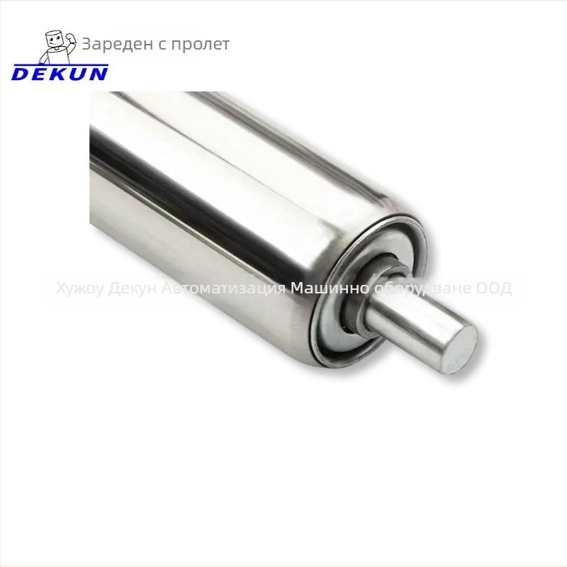 Безмоторен ролков конвейер Dekun; тръбни материали: неръждаема стомана и въглеродна стомана; подходящ за логистика, хранителна индустрия, складове и рафтове