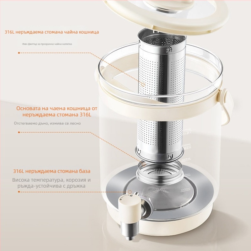 Joyoung Health Pot K30D-WY606, 2-3L, 220V, 1000W+, боросиликатно стъкло