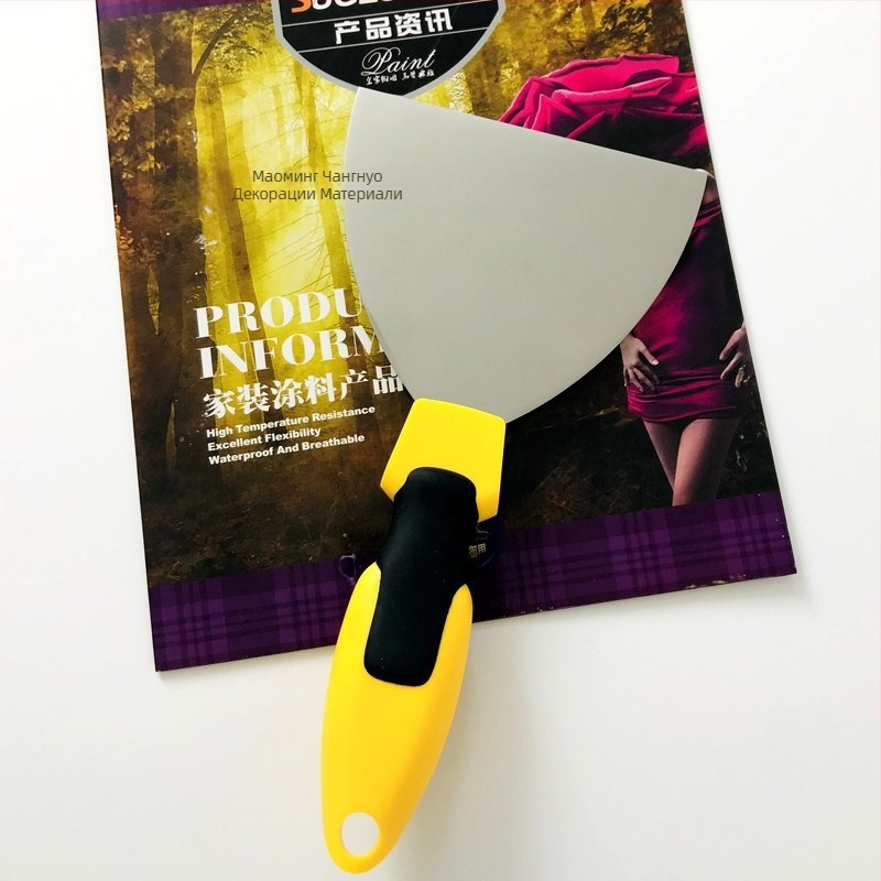 Шпатула за шпакловка от неръждаема стомана — за боядисване и шпакловане, дебела лопатка