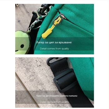 Малка квадратна платнена чанта с аниме принт и изображение Лъфи, супер лека, подплата от полиестер