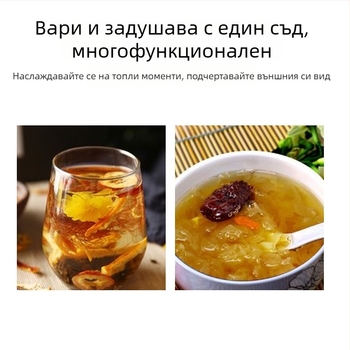 Здравословен чайник APJ-202, 1200 ml, 220V, 600W, боросиликатно стъкло