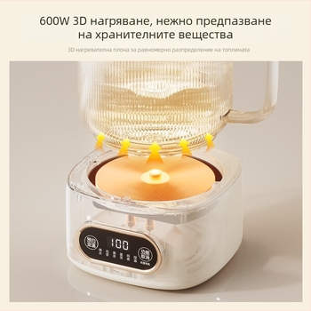 Midea здравословен чайник от боросиликатно стъкло, мултифункционален електрически за дома и малък офис MK-YS10B101