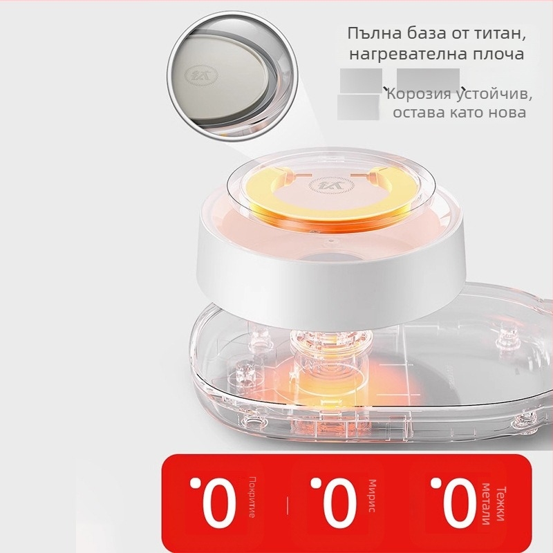 Health Pot всичко-в-едно чайник за приготвяне на чай, стъклен корпус, 1–1.5 л, 220 V, 500–1000 W, сензорно управление, електронен термостат, модел EHA-1616E