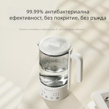 Glasslock Health Pot Mini — компактен чайник Health Pot за дома и офиса