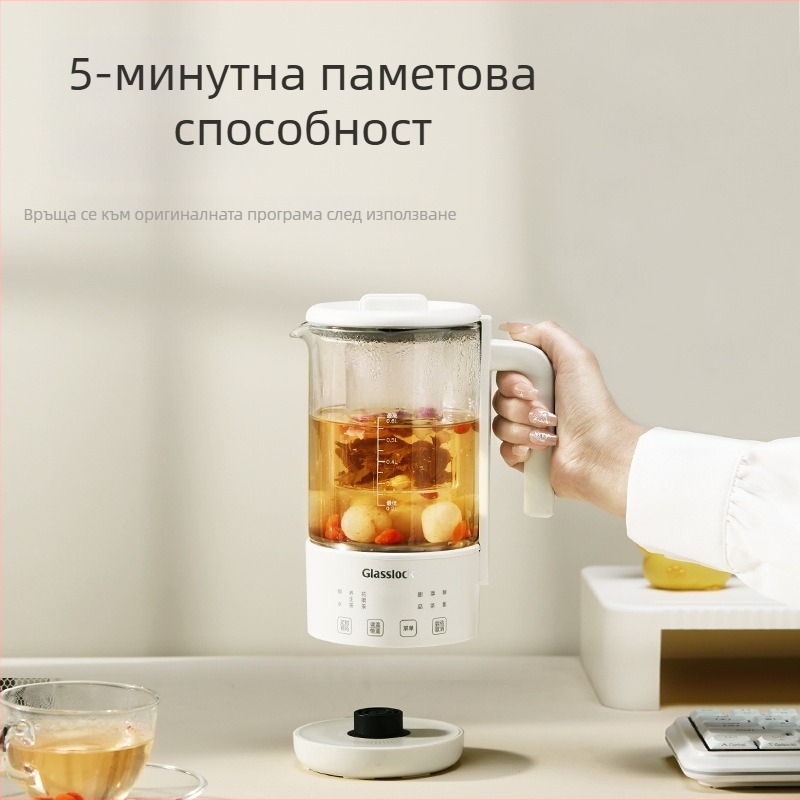 Glasslock Health Pot Mini — компактен чайник Health Pot за дома и офиса