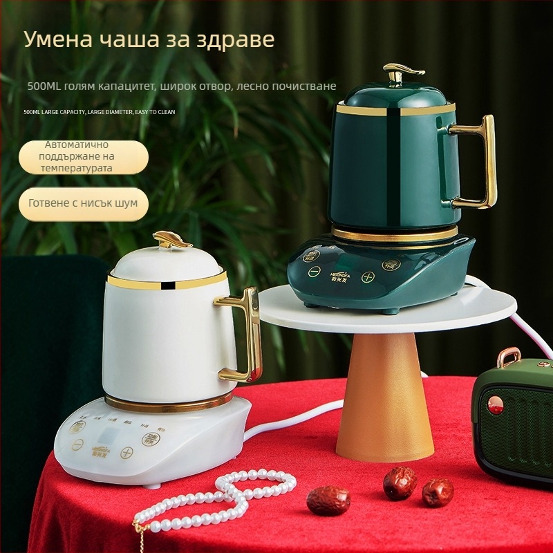 Електрически чайник с корпус от PP пластмаса, вместимост под 1 л, 220 V, 360 W, керамична облицовка.