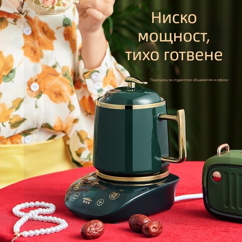 Електрически чайник с корпус от PP пластмаса, вместимост под 1 л, 220 V, 360 W, керамична облицовка.