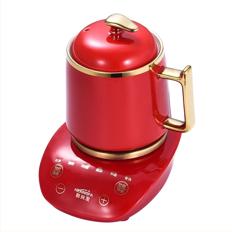 Електрически чайник с корпус от PP пластмаса, вместимост под 1 л, 220 V, 360 W, керамична облицовка.