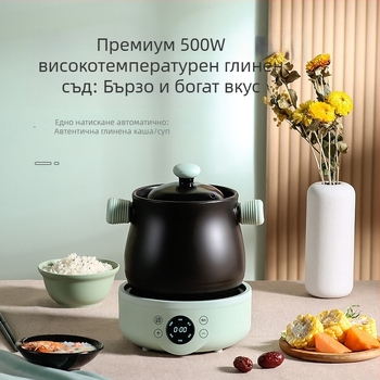 GXDG-20 Електрически декокционен котел за китайска медицина с корпус от пурпурна пясъчна глина и керамична облицовка, 800W, 220V