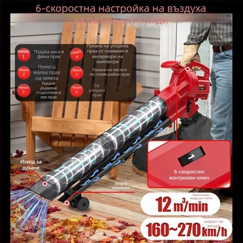 Духалник за прах, електрически, 220V, силна въздушна струя, марка Yat