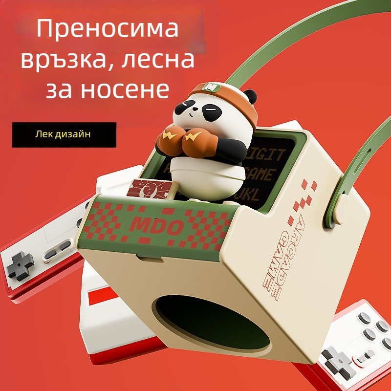 Класически модерен фен за носене около врата, за деца и ученици, преносим, USB зареждане, карикатурен дизайн, за открито